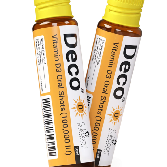 DECO Vitamin D3 Oral Shots (100,000 IU)) DECO Vitamin D3 Oral Shots (100,000 IU))
