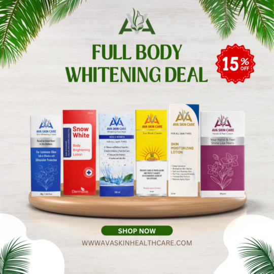 AVA FULL BODY WHITENING DEAL 6 items