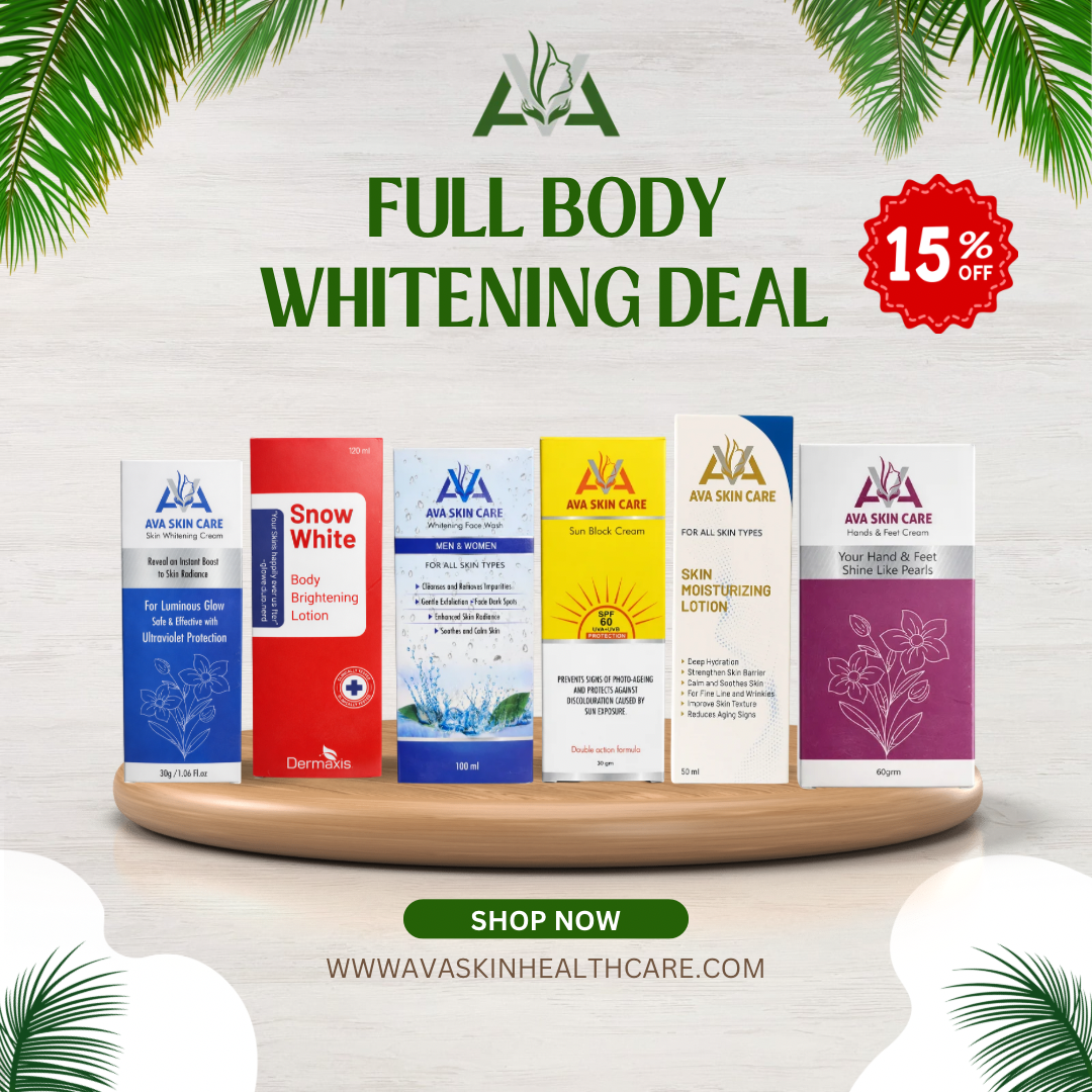 AVA FULL BODY WHITENING DEAL 6 items AVA FULL BODY WHITENING DEAL 6 items